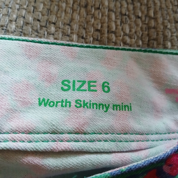 Lilly Pulitzer Worth Skinny mini jeans Size 6 - Picture 4 of 8